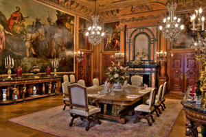 The Elms dining room