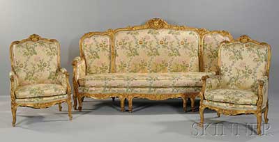 Suite of Giltwood Furniture
