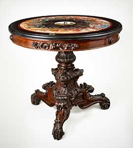 Library table (19th century) Kinscote