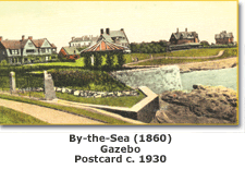 By-the-Sea (1860) Gazebo Postcard c. 1930